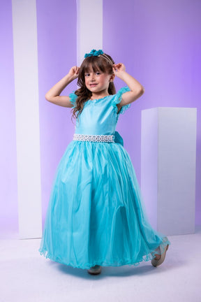 Vestido Marie Longo Amanda Verde Tiffany - Leveza e Elegância para Meninas | Bebeloo Kids