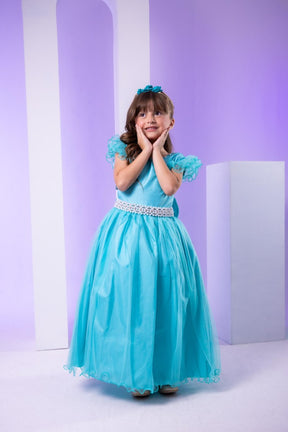 Vestido Marie Longo Amanda Verde Tiffany - Leveza e Elegância para Meninas | Bebeloo Kids