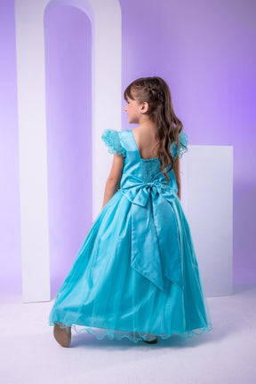 Vestido Marie Longo Amanda Verde Tiffany - Leveza e Elegância para Meninas | Bebeloo Kids