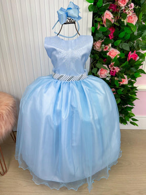 Vestido Marie Longo Larissa Azul Bebe - Leveza e Elegância para Meninas | Bebeloo Kids