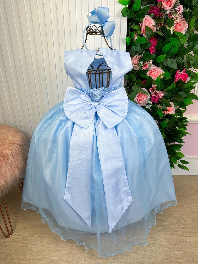 Vestido Marie Longo Larissa Azul Bebe - Leveza e Elegância para Meninas | Bebeloo Kids