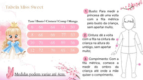 Vestido Miss Sweet Jardim Encantado Inverno Off - Leveza e Elegância para Meninas | Bebeloo Kids