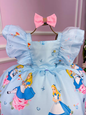 Vestido Tematicos Kids Alice No País Das Maravilhas | Bebeloo Kids