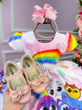 Vestido Temáticos da Gigi Bolofofos - Bolo Fofos Rosa - Leveza e Elegância para Meninas | Bebeloo Kids