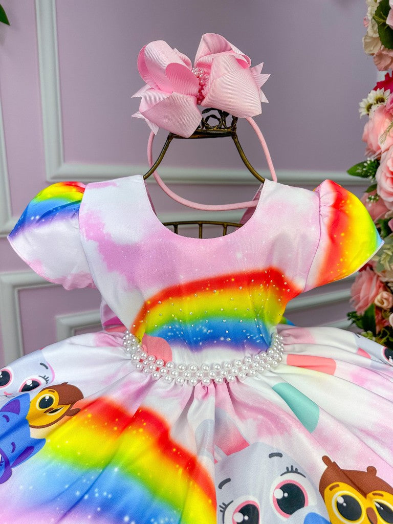 Vestido Temáticos da Gigi Bolofofos - Bolo Fofos Rosa - Leveza e Elegância para Meninas | Bebeloo Kids