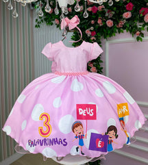Vestido Tematicos Da Ysa 3 Palavrinhas - Leveza e Elegância para Meninas | Bebeloo Kids