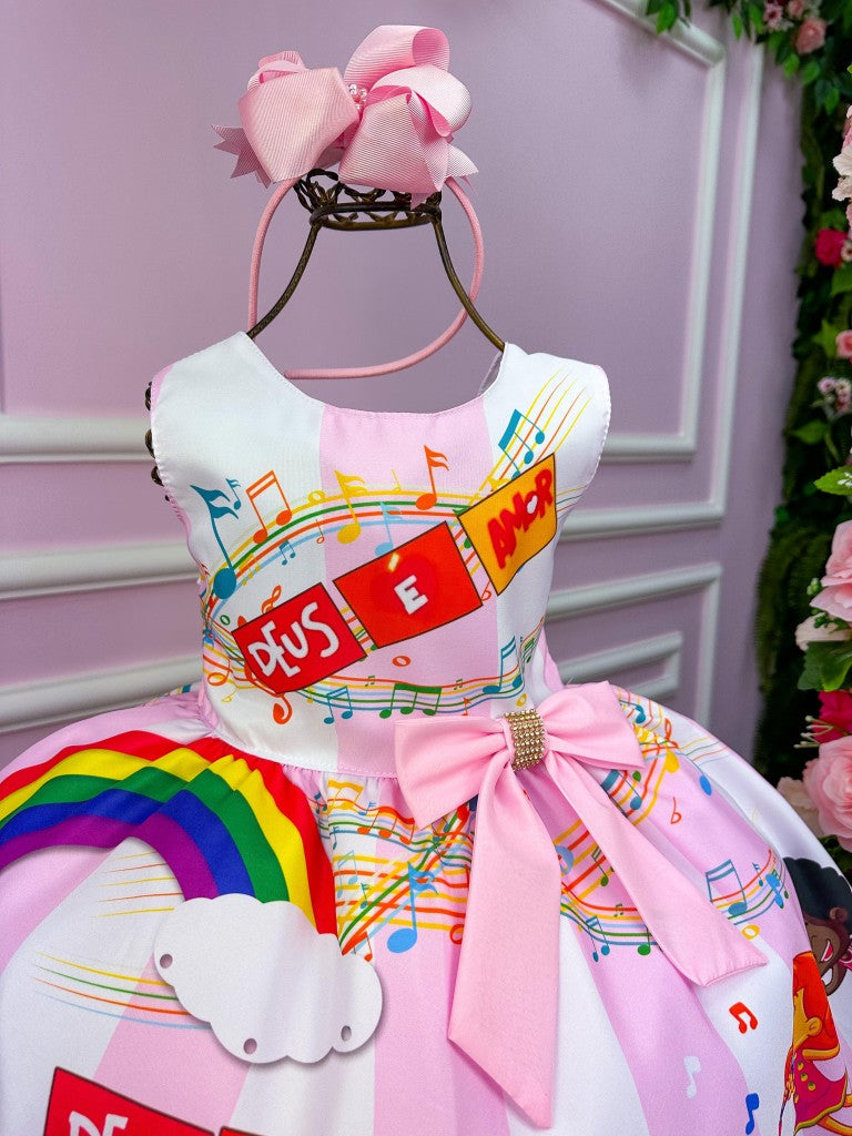 Vestido Tematicos Luxo 3 Palavrinhas - Leveza e Elegância para Meninas | Bebeloo Kids