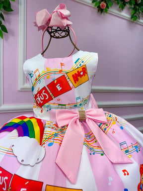 Vestido Tematicos Luxo 3 Palavrinhas - Leveza e Elegância para Meninas | Bebeloo Kids