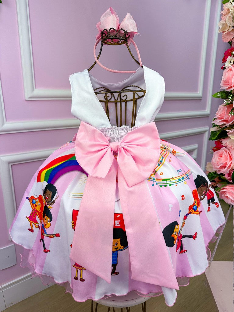 Vestido Tematicos Luxo 3 Palavrinhas - Leveza e Elegância para Meninas | Bebeloo Kids