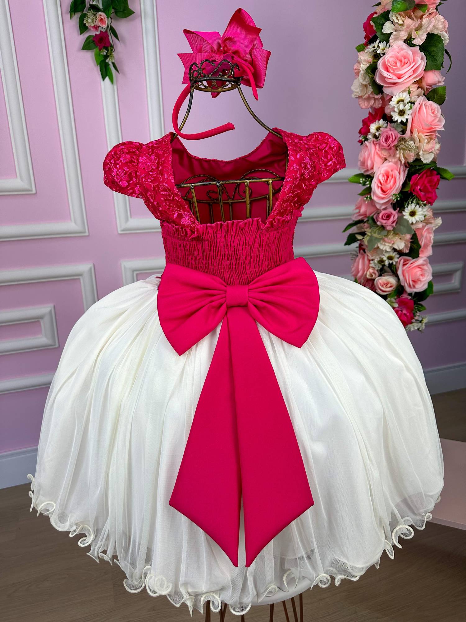 Vestido Vila Lele Juvenil Jade Peito Pink - Leveza e Elegância para Meninas | Bebeloo Kids