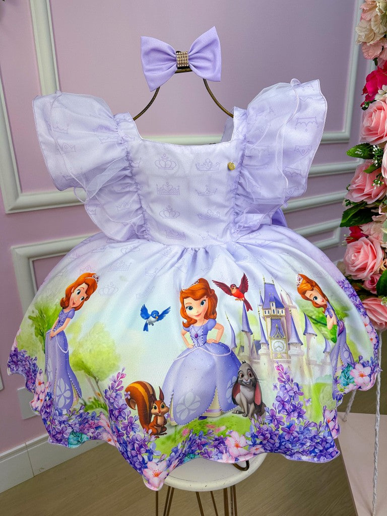 Vestido Temáticos Kids Princesa Sofia - Leveza e Elegância para Meninas | Bebeloo Kids