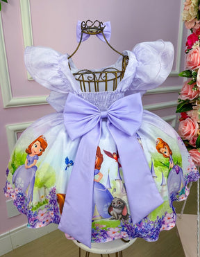 Vestido Temáticos Kids Princesa Sofia - Leveza e Elegância para Meninas | Bebeloo Kids