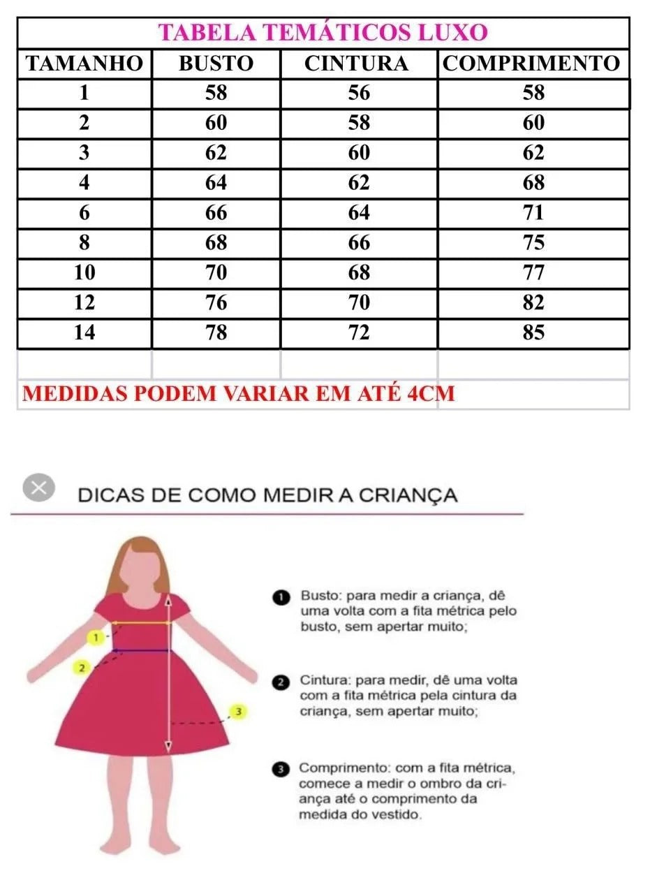 Vestido Tematicos Luxo Trolls - Leveza e Elegância para Meninas | Bebeloo Kids