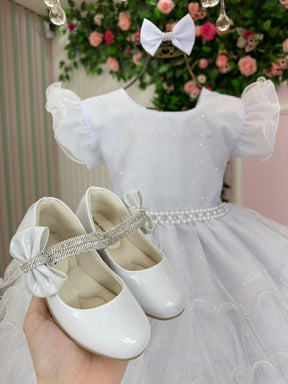 Vestido Ysa Kids Belinda Branco - Leveza e Elegância para Meninas | Bebeloo Kids