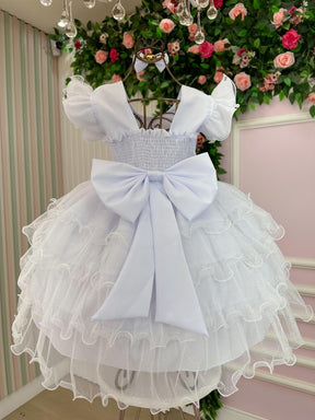 Vestido Ysa Kids Belinda Branco - Leveza e Elegância para Meninas | Bebeloo Kids