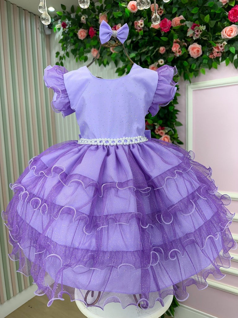 Vestido Ysa Kids Belinda Lilás - Leveza e Elegância para Meninas | Bebeloo Kids