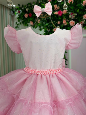 Vestido Ysa Kids Belinda Rosa Bebe - Leveza e Elegância para Meninas | Bebeloo Kids