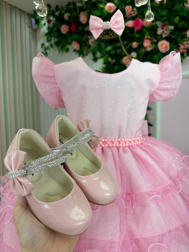 Vestido Ysa Kids Belinda Rosa Bebe - Leveza e Elegância para Meninas | Bebeloo Kids
