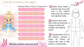 Vestido Tematicos da Gigi A Casa Mágica da Gabby - Leveza e Elegância para Meninas | Bebeloo Kids