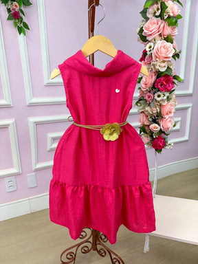 Vestido Blogueirinha Serena Pink - Leveza e Elegância para Meninas | Bebeloo Kids