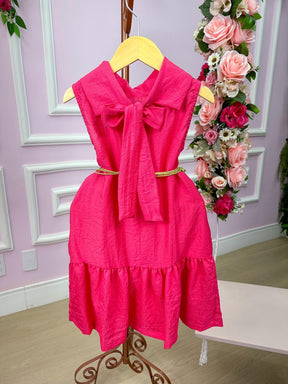 Vestido Blogueirinha Serena Pink - Leveza e Elegância para Meninas | Bebeloo Kids