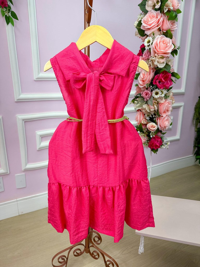 Vestido Blogueirinha Serena Pink - Leveza e Elegância para Meninas | Bebeloo Kids