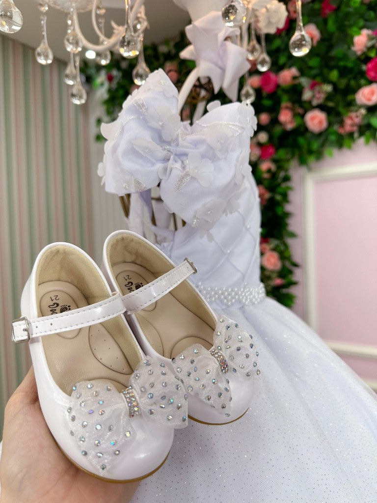 Vestido Bella Child Veronica Branco - Leveza e Elegância para Meninas | Bebeloo Kids