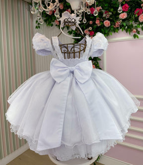 Vestido Bella Child Veronica Branco - Leveza e Elegância para Meninas | Bebeloo Kids