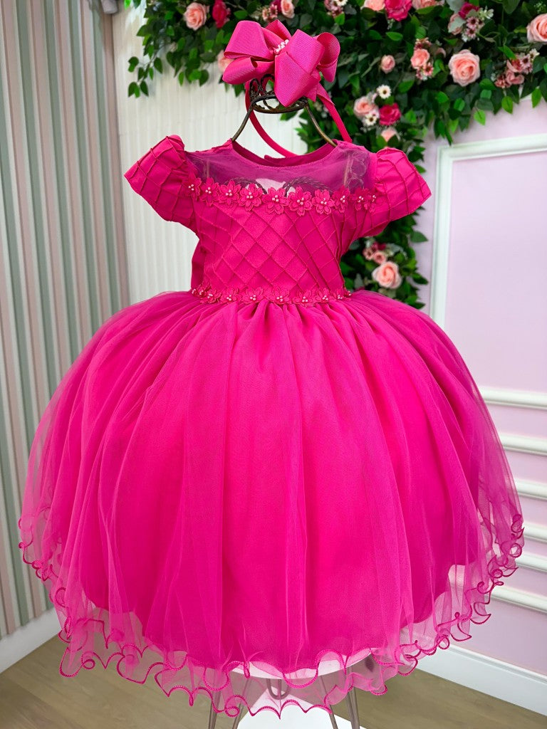 Vestido Menina Bonita Luna Pink - Leveza e Elegância para Meninas | Bebeloo Kids