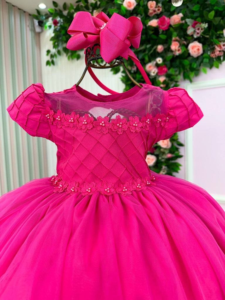 Vestido Menina Bonita Luna Pink - Leveza e Elegância para Meninas | Bebeloo Kids