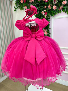 Vestido Menina Bonita Luna Pink - Leveza e Elegância para Meninas | Bebeloo Kids