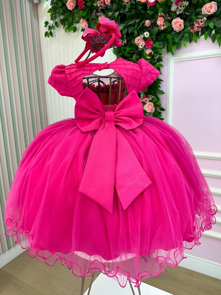 Vestido Menina Bonita Luna Pink - Leveza e Elegância para Meninas | Bebeloo Kids