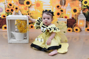 Romper/Vestido Princesa Abelha - Abelinha - Leveza e Elegância para Meninas | Bebeloo Kids