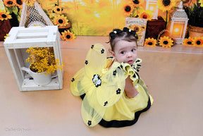 Romper/Vestido Princesa Abelha - Abelinha - Leveza e Elegância para Meninas | Bebeloo Kids
