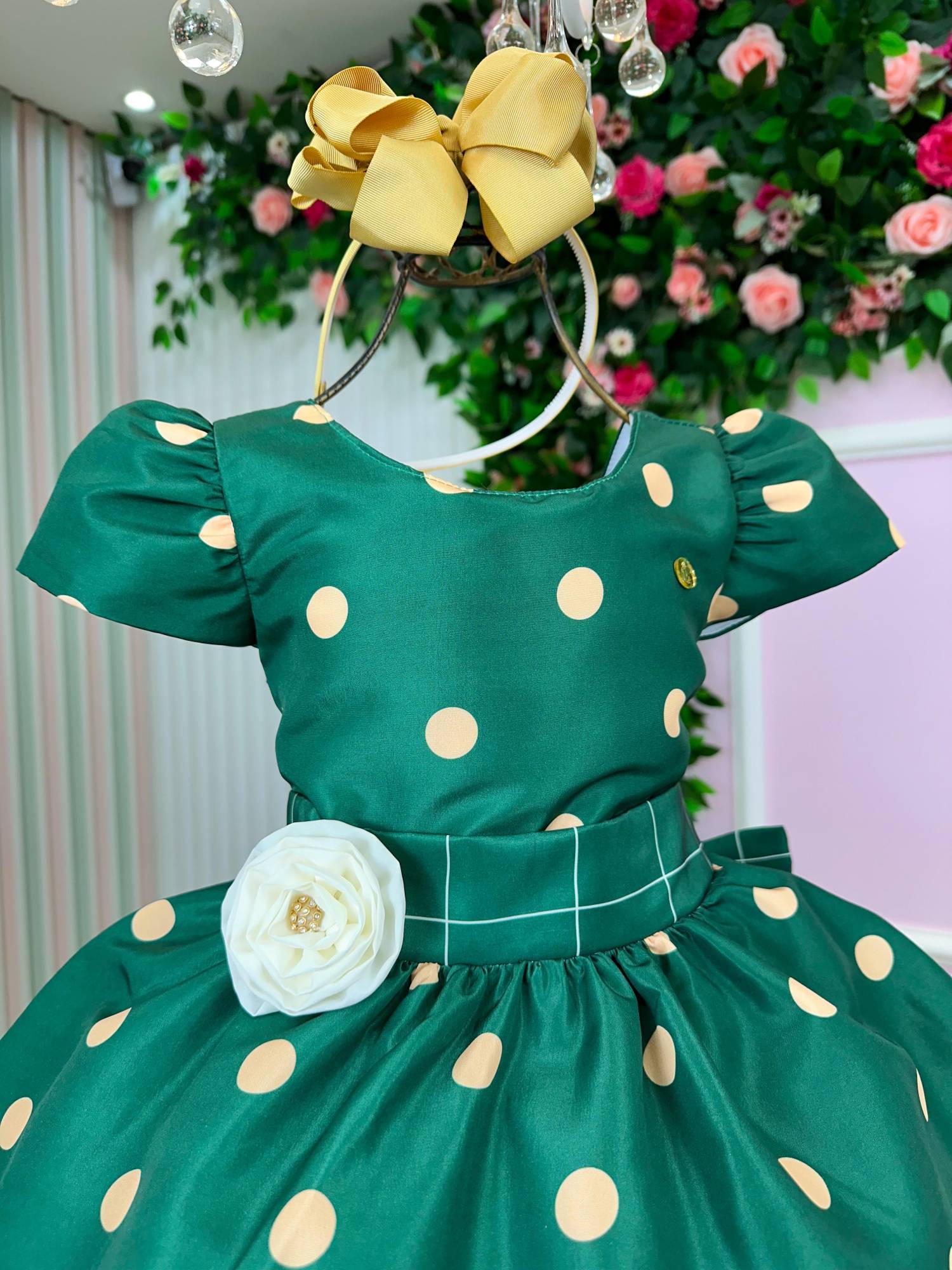 Vestido Banana Club Teresa Verde - Leveza e Elegância para Meninas | Bebeloo Kids