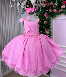 Vestido Bella Child Nicole Rosa - Leveza e Elegância para Meninas | Bebeloo Kids