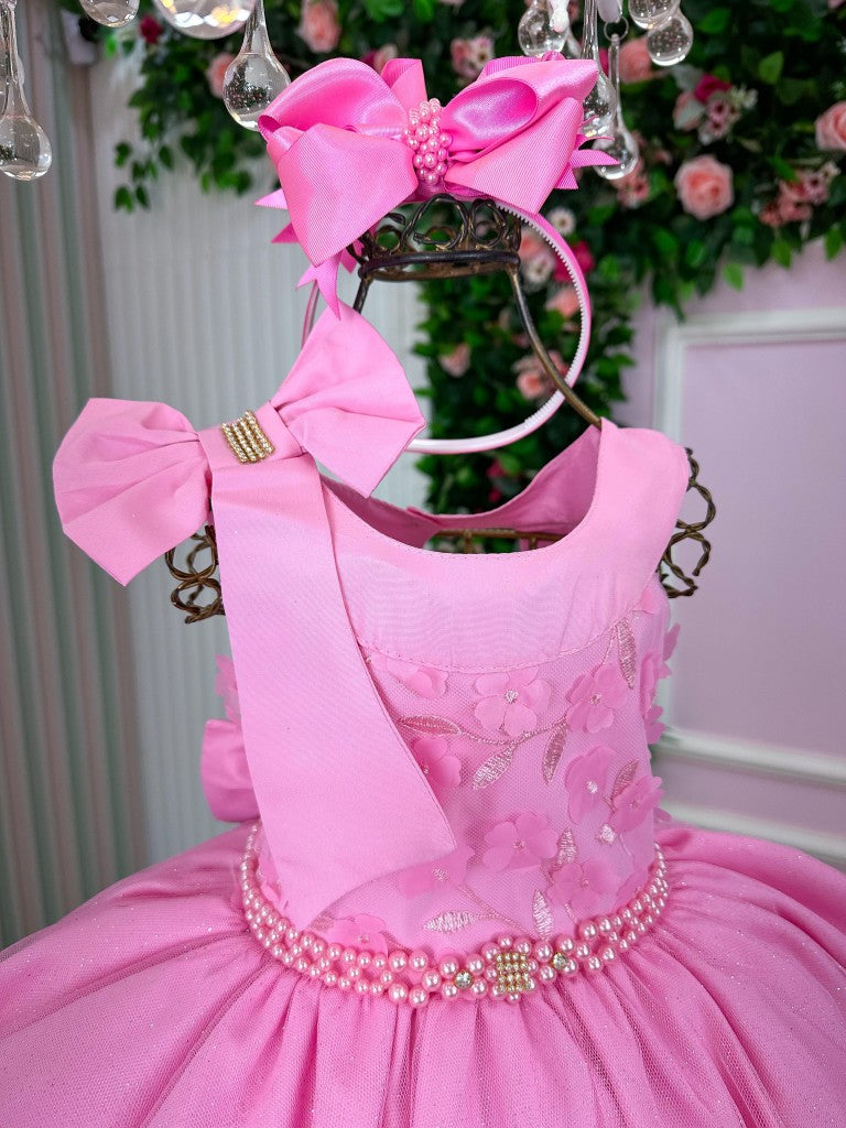 Vestido Bella Child Nicole Rosa - Leveza e Elegância para Meninas | Bebeloo Kids
