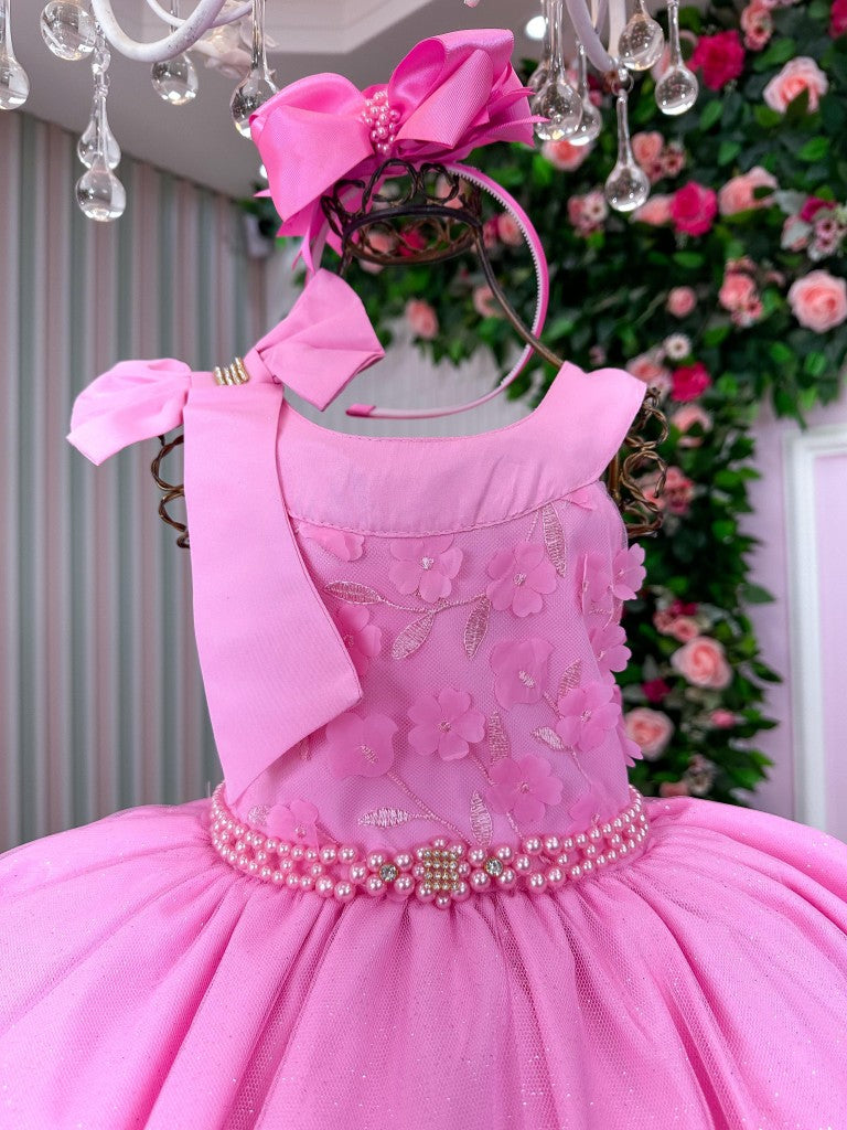 Vestido Bella Child Nicole Rosa - Leveza e Elegância para Meninas | Bebeloo Kids