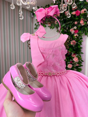 Vestido Bella Child Nicole Rosa - Leveza e Elegância para Meninas | Bebeloo Kids