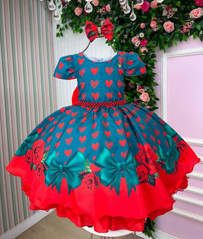 Vestido Mimadine Melissa Natal Verde - Leveza e Elegância para Meninas | Bebeloo Kids