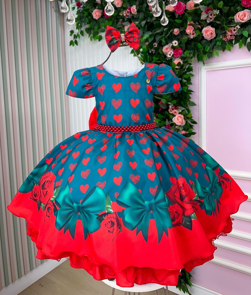 Vestido Mimadine Melissa Natal Verde - Leveza e Elegância para Meninas | Bebeloo Kids