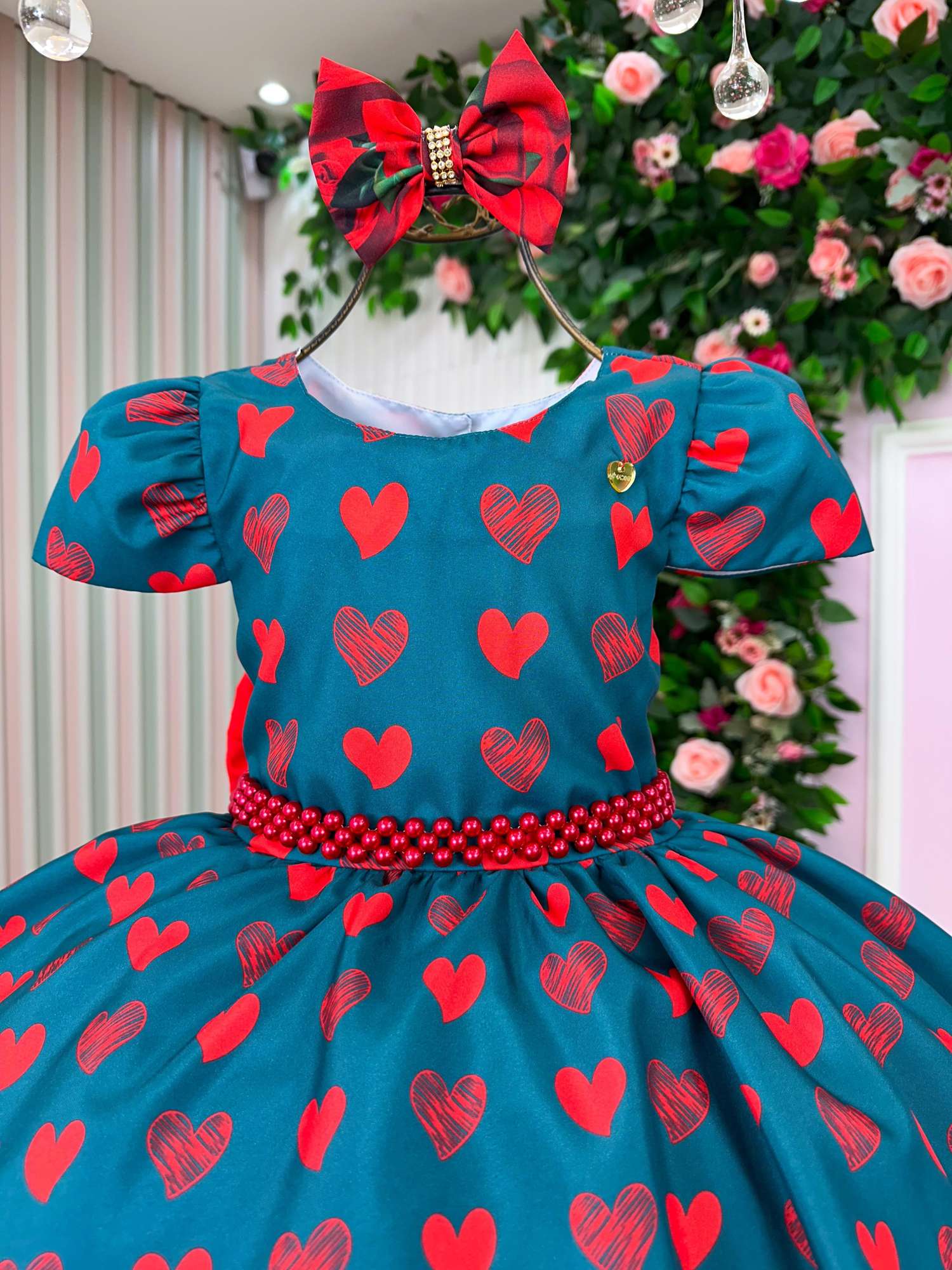 Vestido Mimadine Melissa Natal Verde - Leveza e Elegância para Meninas | Bebeloo Kids