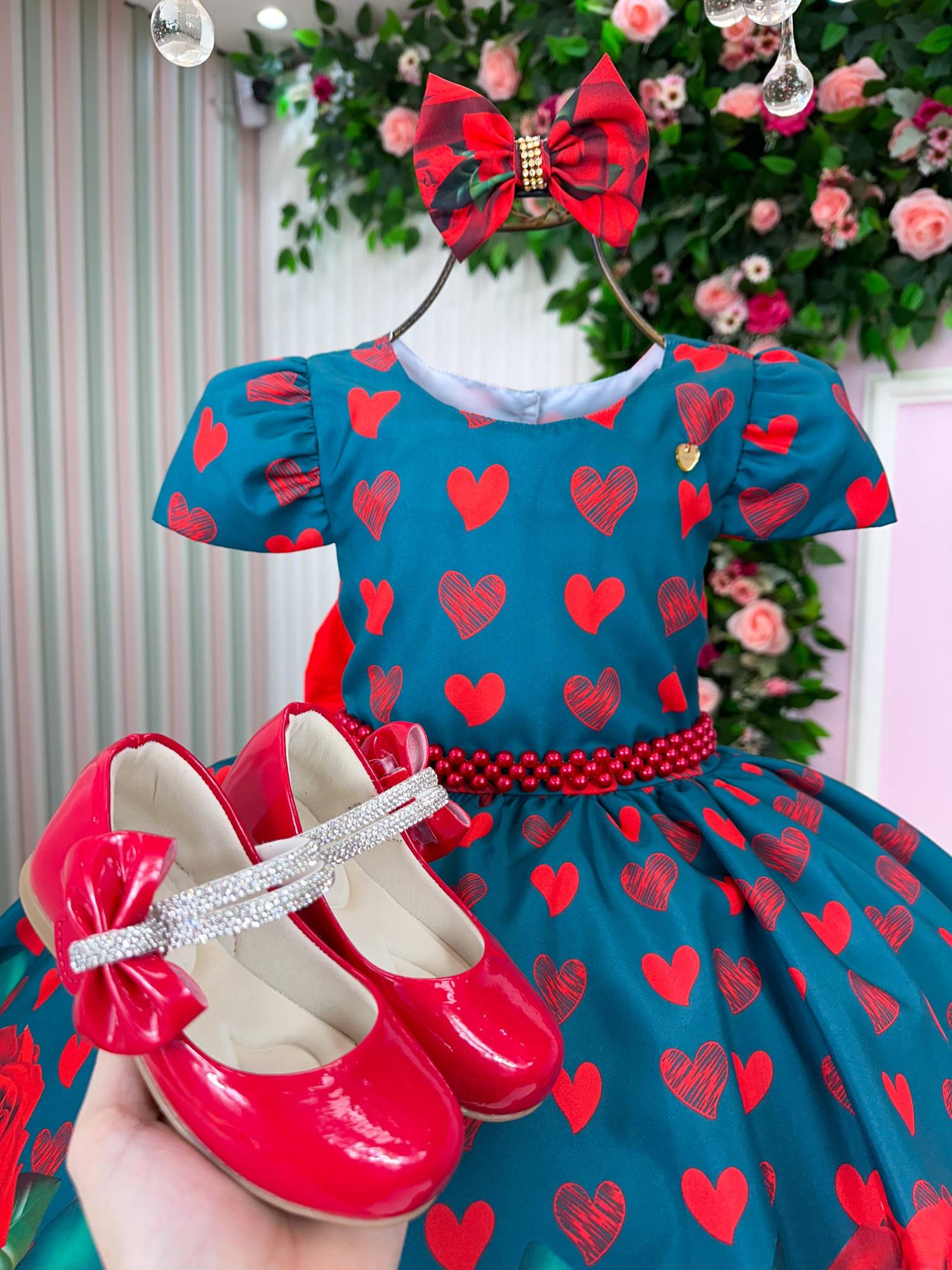 Vestido Mimadine Melissa Natal Verde - Leveza e Elegância para Meninas | Bebeloo Kids