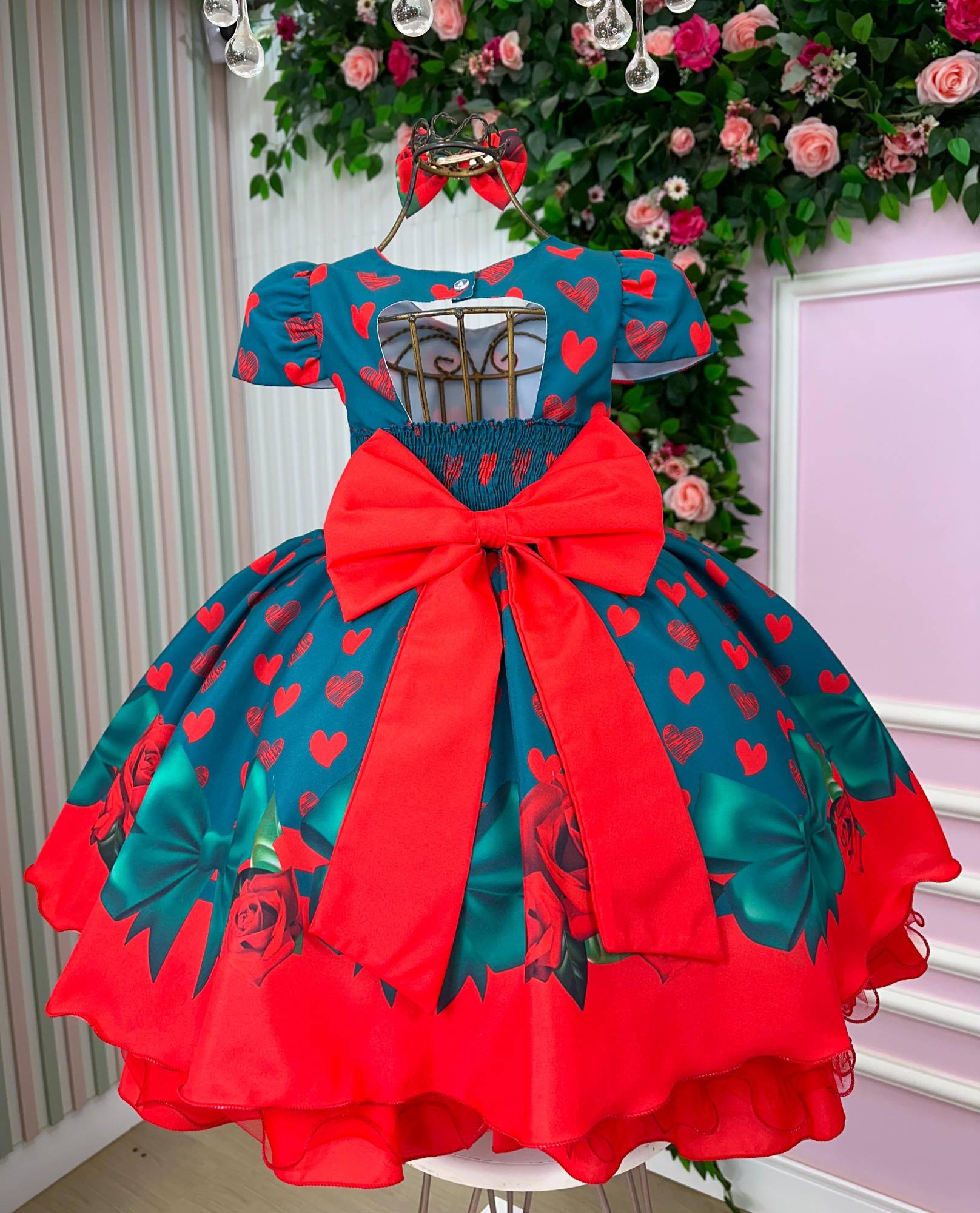 Vestido Mimadine Melissa Natal Verde - Leveza e Elegância para Meninas | Bebeloo Kids