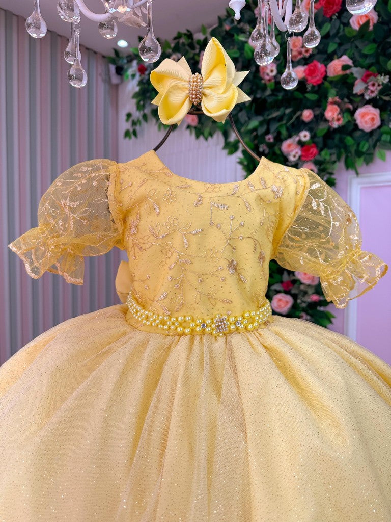 Vestido Bella Child Laize Amarelo - Leveza e Elegância para Meninas | Bebeloo Kids