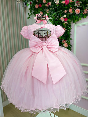Vestido Menina Bonita Luna Rosa Bebe Modelo 2 - Leveza e Elegância para Meninas | Bebeloo Kids