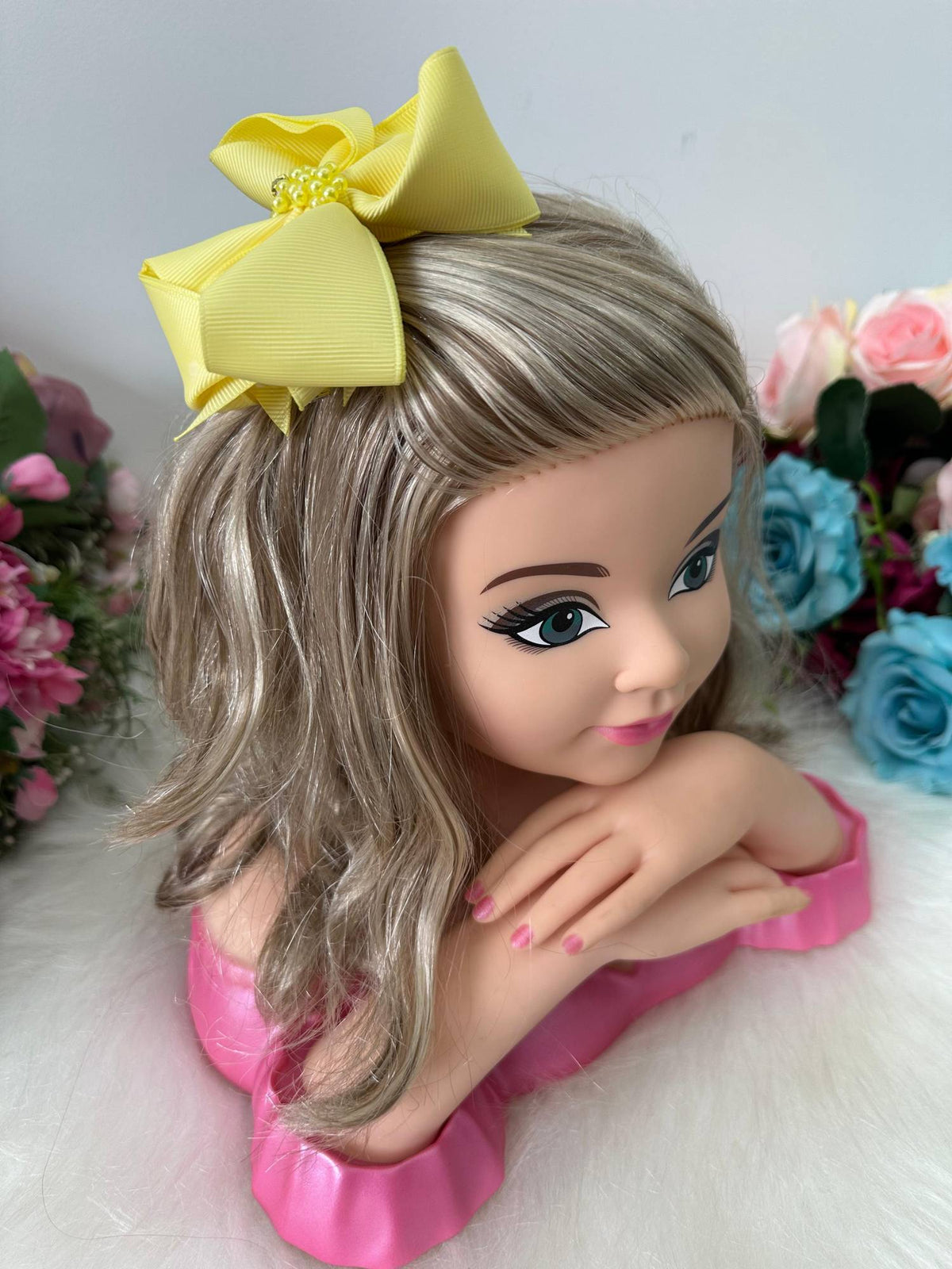 Laço Strass Maria Alice Amarelo - Toque Delicado para Completar o Visual | Bebeloo Kids