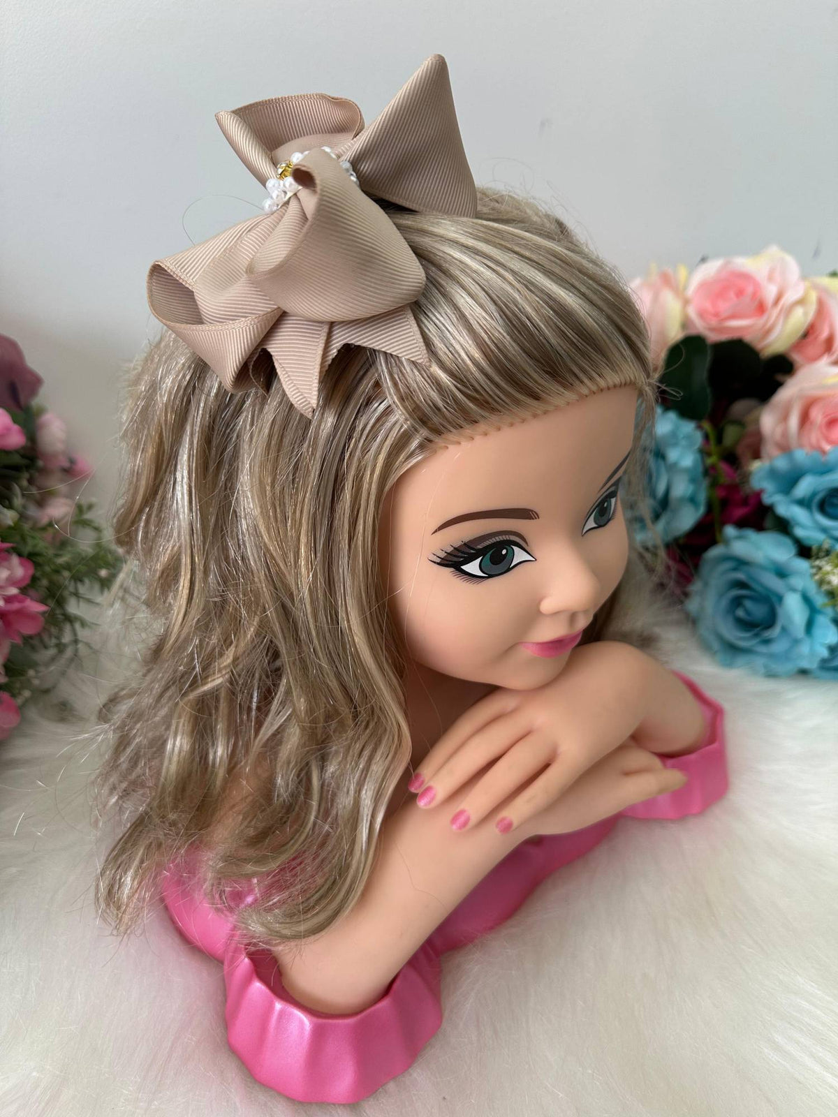 Laço Strass Maria Alice Marfim - Toque Delicado para Completar o Visual | Bebeloo Kids
