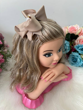 Laço Strass Maria Alice Marfim - Toque Delicado para Completar o Visual | Bebeloo Kids