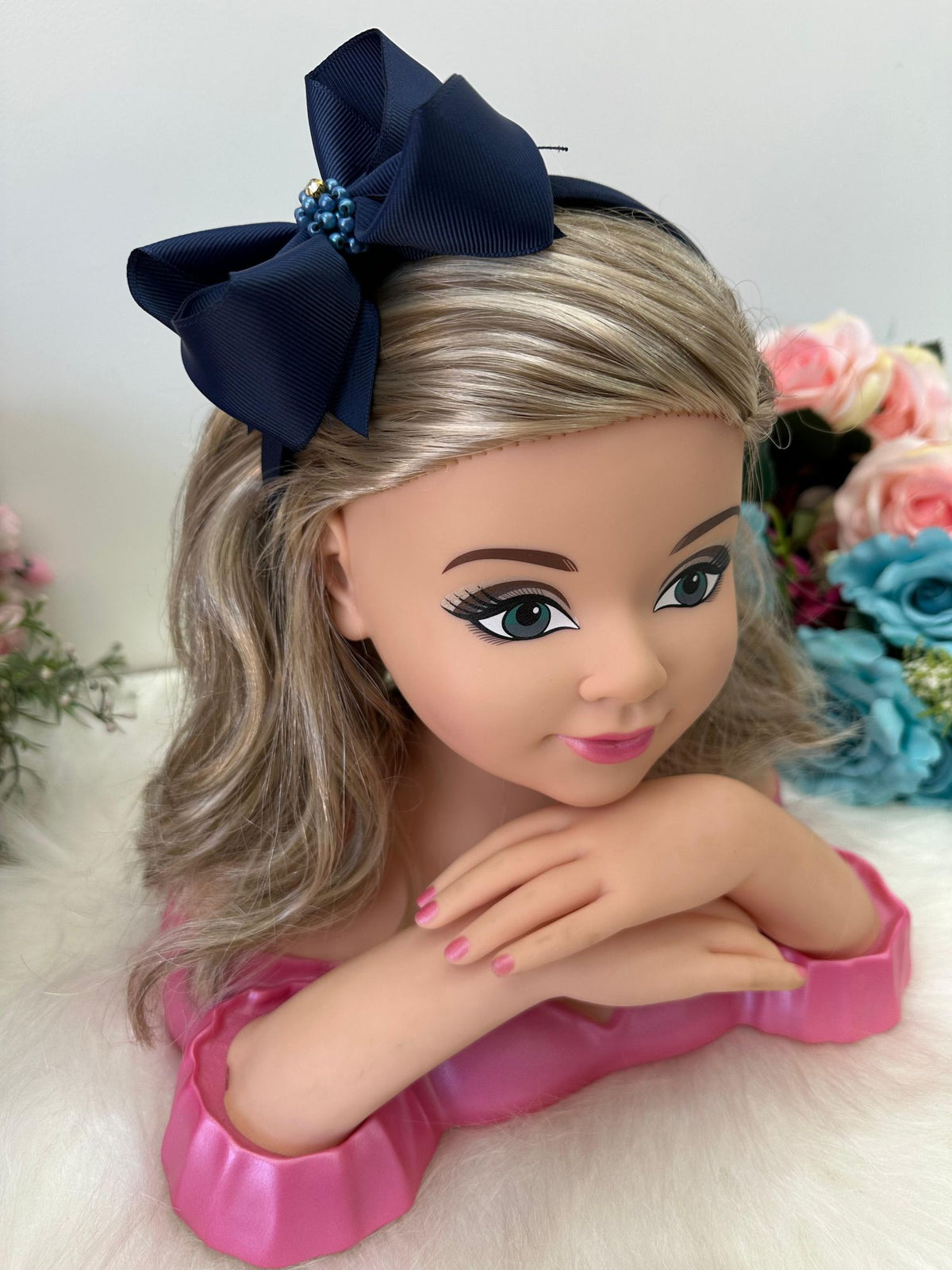 Tiara Bianca Azul Marinho - Estilo e Elegância para os Pequenos | Bebeloo Kids